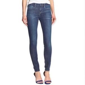 Vince Riley Blue Jean Legging 3rd Street Wash Size 27